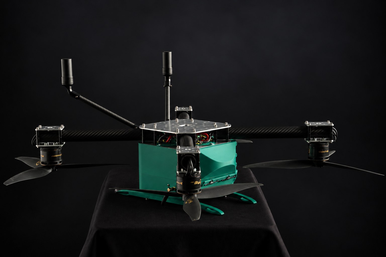 RTA-15 AeroTank heavy-lift drone, low studio angle